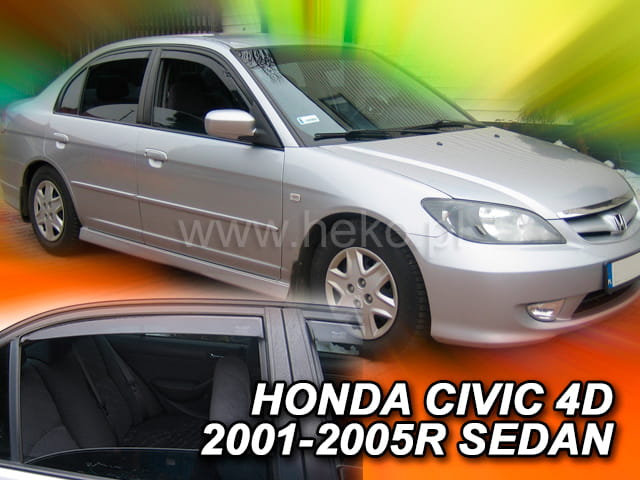 Team HEKO Cam Rüzgârlığı Seti – Honda Civic 2001-2005 Sedan (4 Parça) 17168 