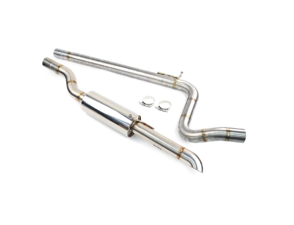 Darkside MK4 Golf Platformu 2,5" Cat-Back Egzoz Sistemi 2WD DSD6110
