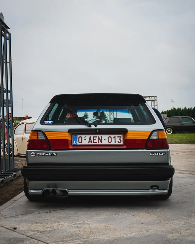 Vw Golf II 1987-1991 heckblende turuncu -kırmızı Team Heko 01058 