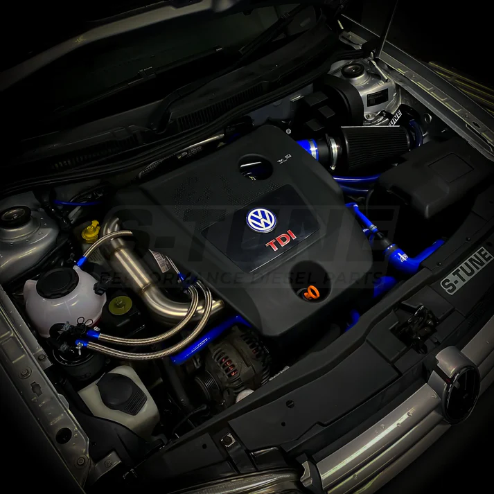 S-Tune 1.9TDI MK4 Platform Örgülü Çelik Yakıt Hortum Kiti 