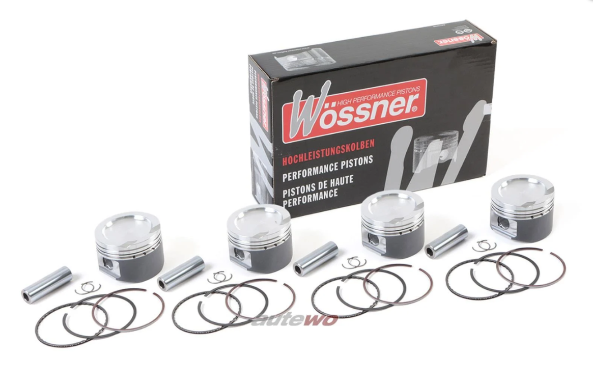 Wössner Forged Piston Set - K9075D100 (82.00 mm / 1.8 20V Turbo)