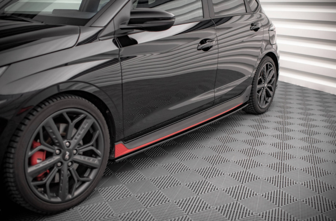MAXTON Side Skirts Diffusers Hyundai i20N HY-I20-3-N-SD1G