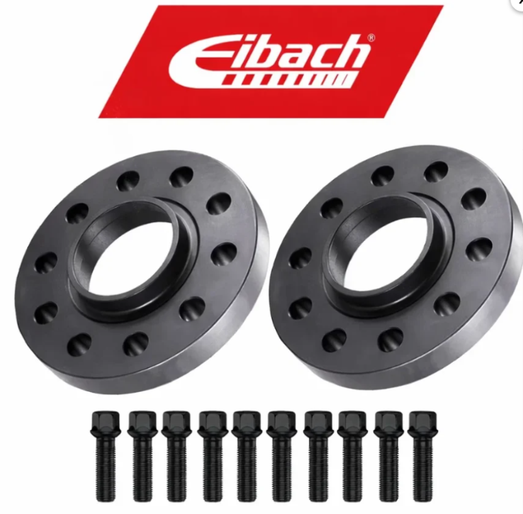 Eibach ProSpacer Spacer Seti + Bijonlar – 2x15 mm | Siyah | BMW 3 Serisi G20 / G21 S90-2-15-055-B