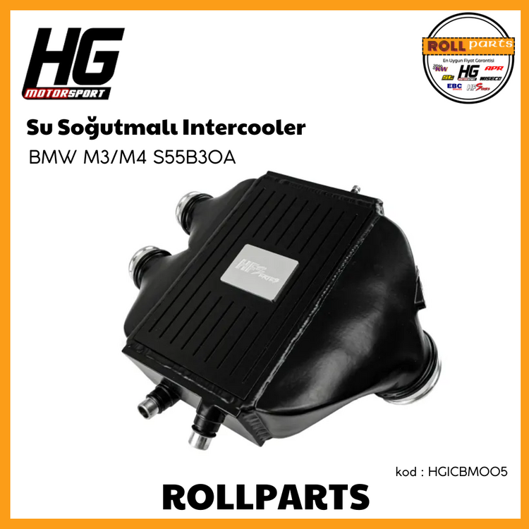 HF-Serisi intercooler su soğutmalı BMW M3/M4 S55B30A HG HGICBM005
