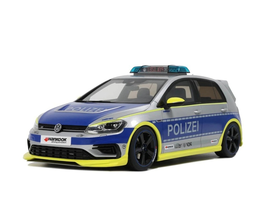 1:18 OTTO 2018 Volkswagen Golf 7 R Oettinger Polizei Diecast Model