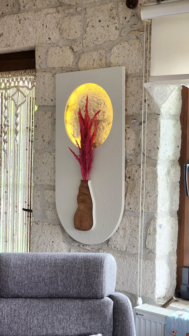 Alçı ışıklı dekor 