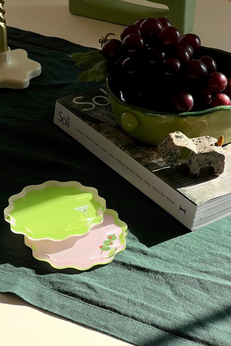 Sip of Olive Bardak Altlığı 2'li Set