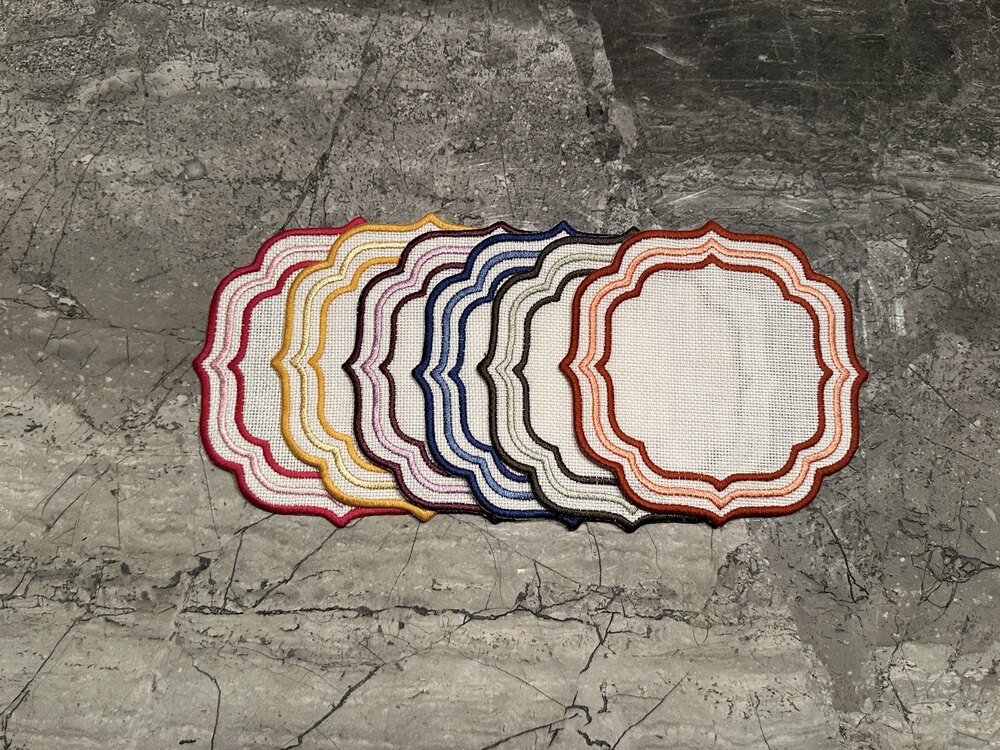 Colorful Swirl 6’lı Kokteyl Peçetesi
