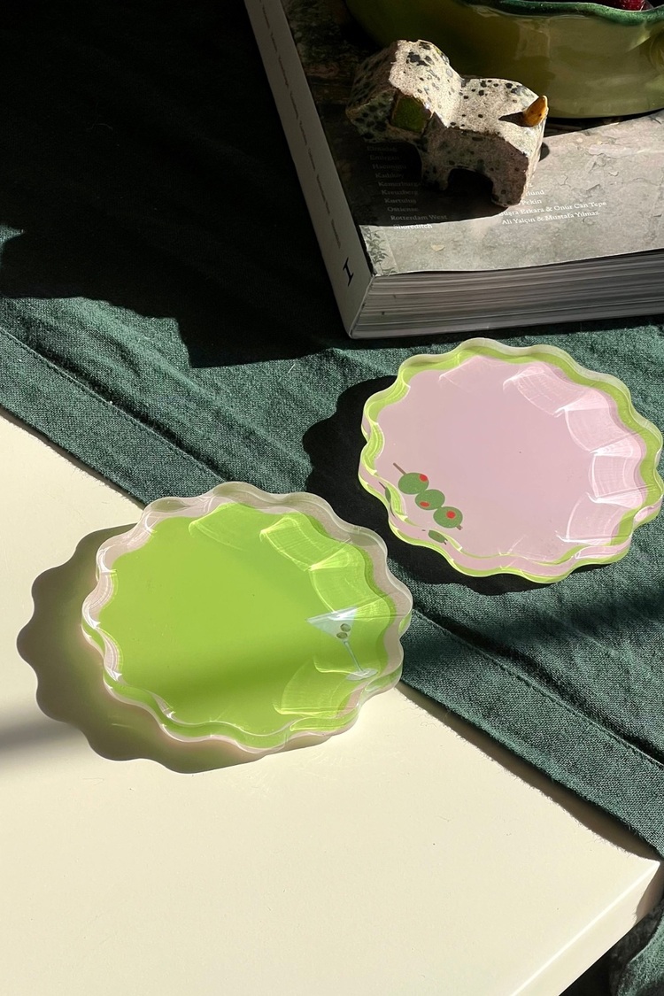 Sip of Olive Bardak Altlığı 2'li Set
