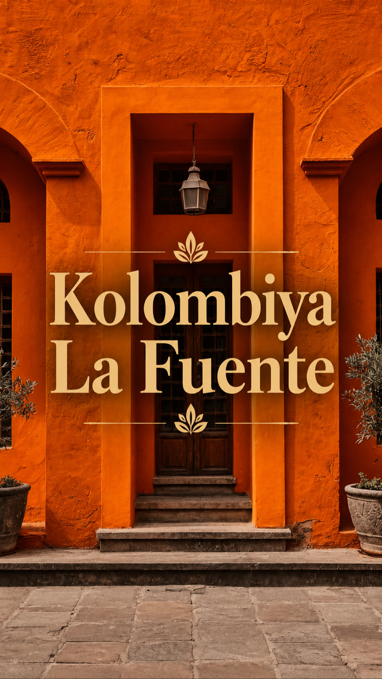 Kolombiya La Fuente Espresso – Single Origin Espresso Çekirdeği | 1000 g.
