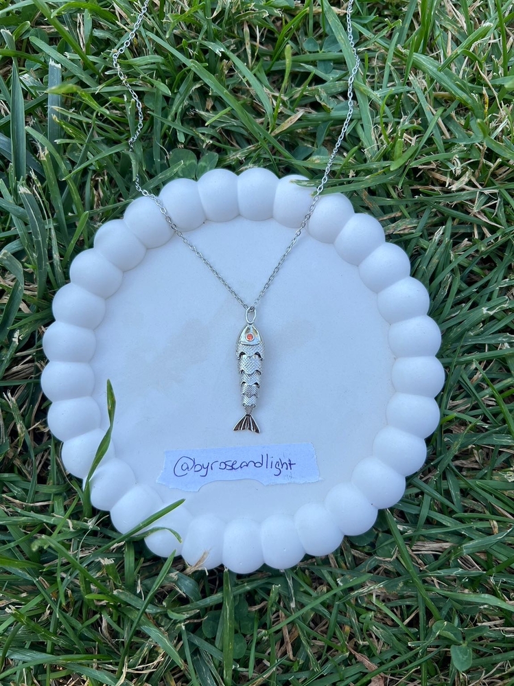 Balık Kolye Silver