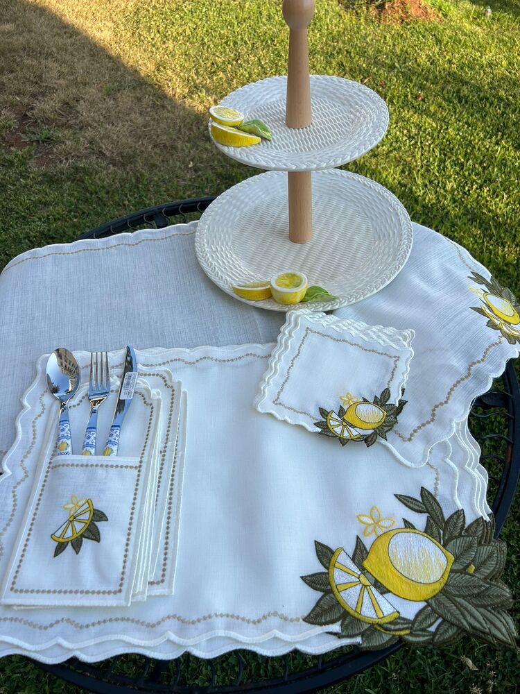 6 kişilik limon servis seti