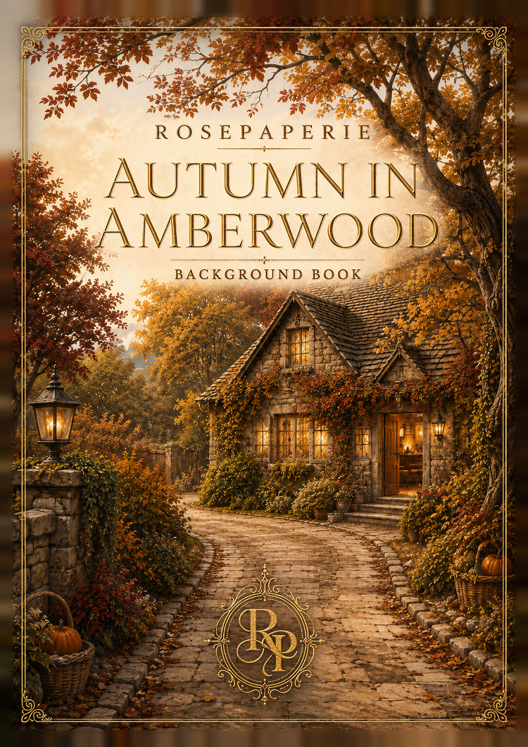 Autumn In Amberwood -Ephemera Book