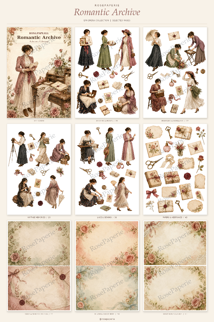 Romantic Archive - Ephemera Book