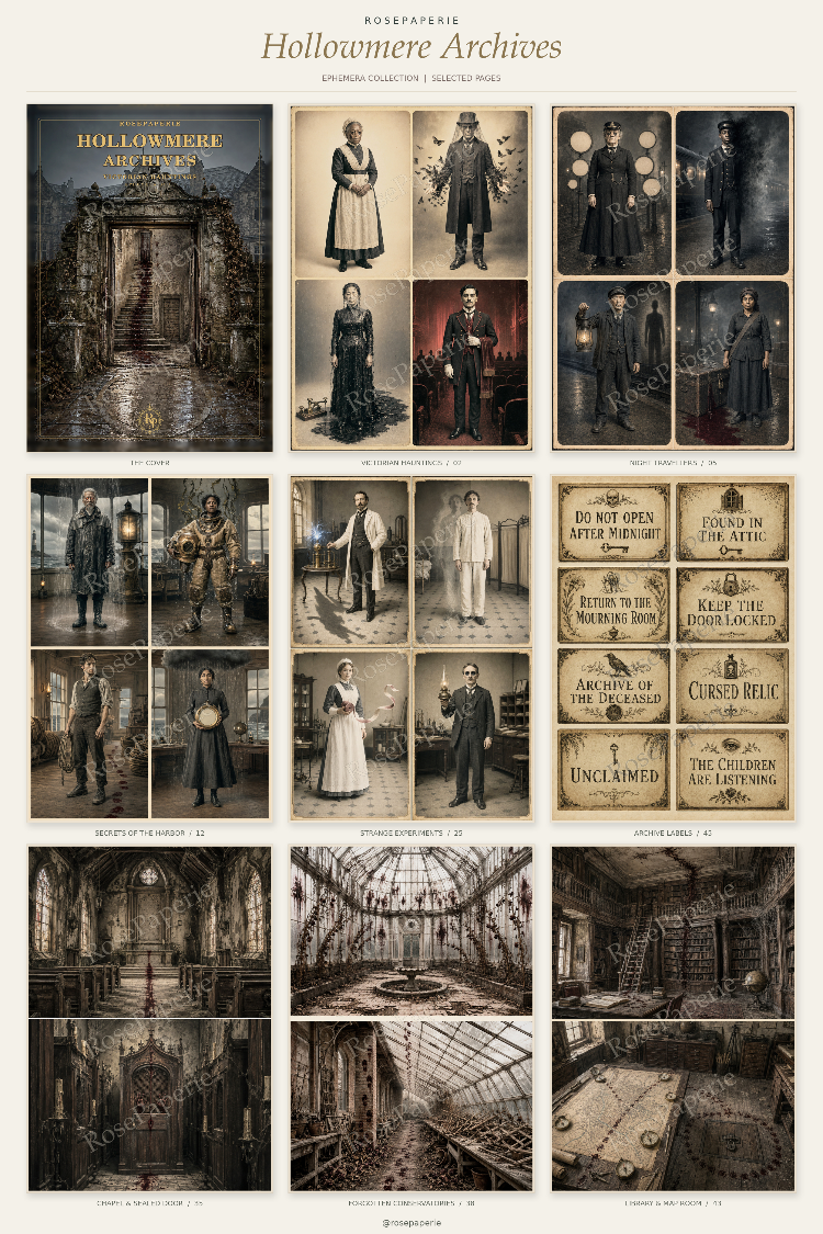 Hollowmere Archives - Ephemera Book
