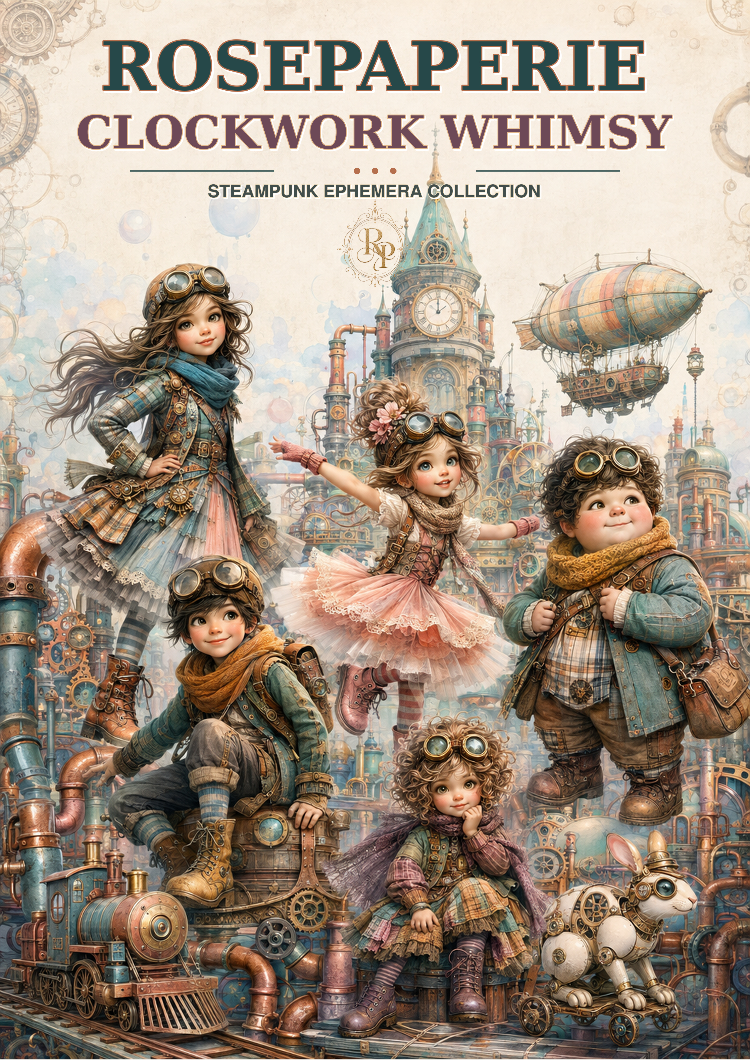 Clockwork Whimspy -Ephemera Book