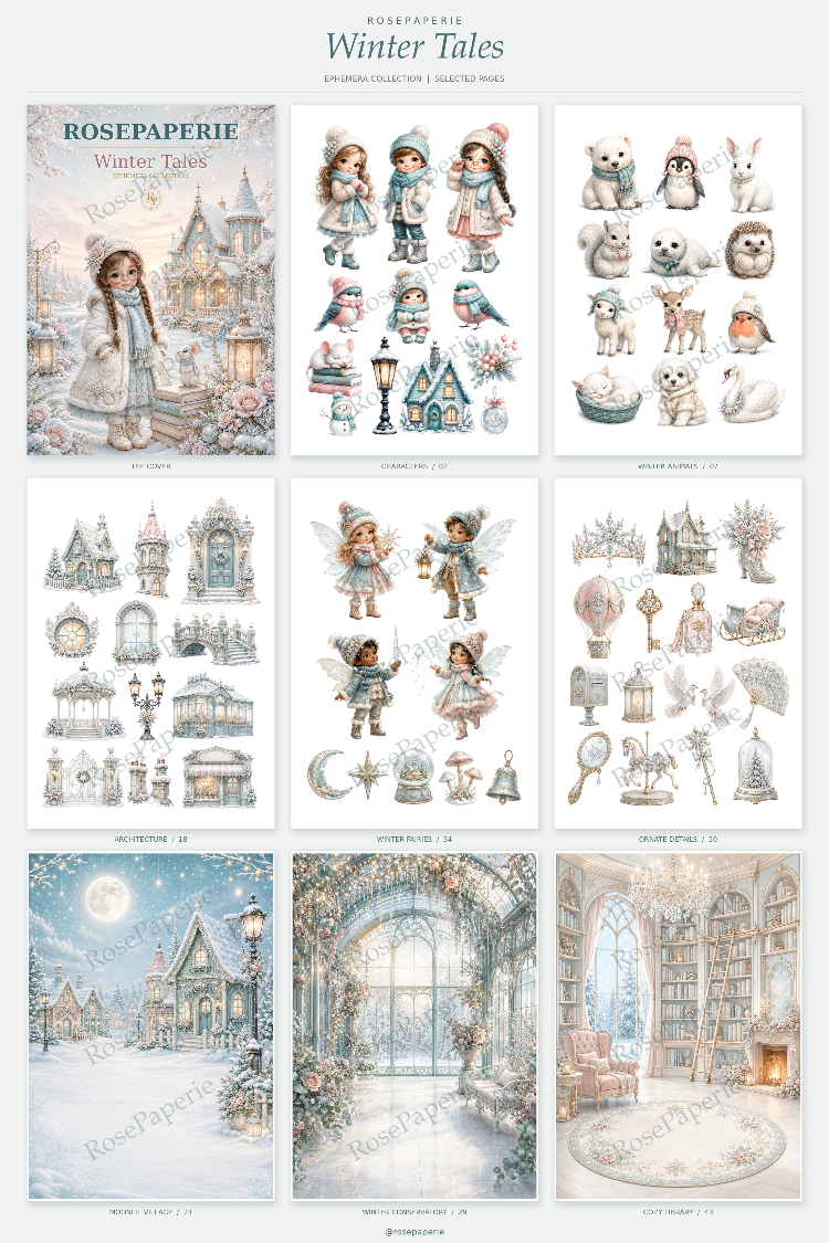 Winter Tales - Ephemera Book
