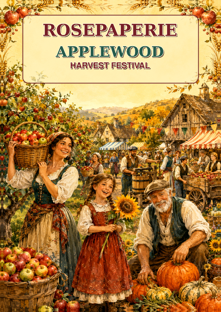 AppleWood Harvest Festival -Ephemera Book