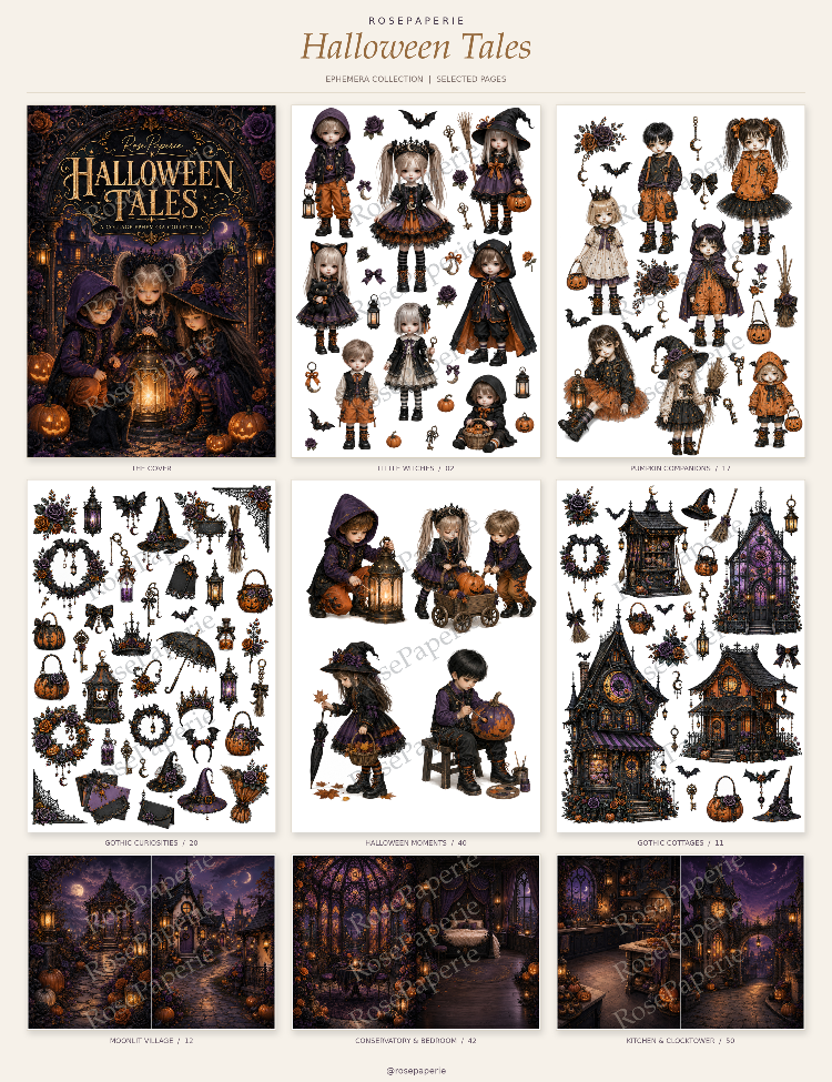 Halloween-Ephemera Book