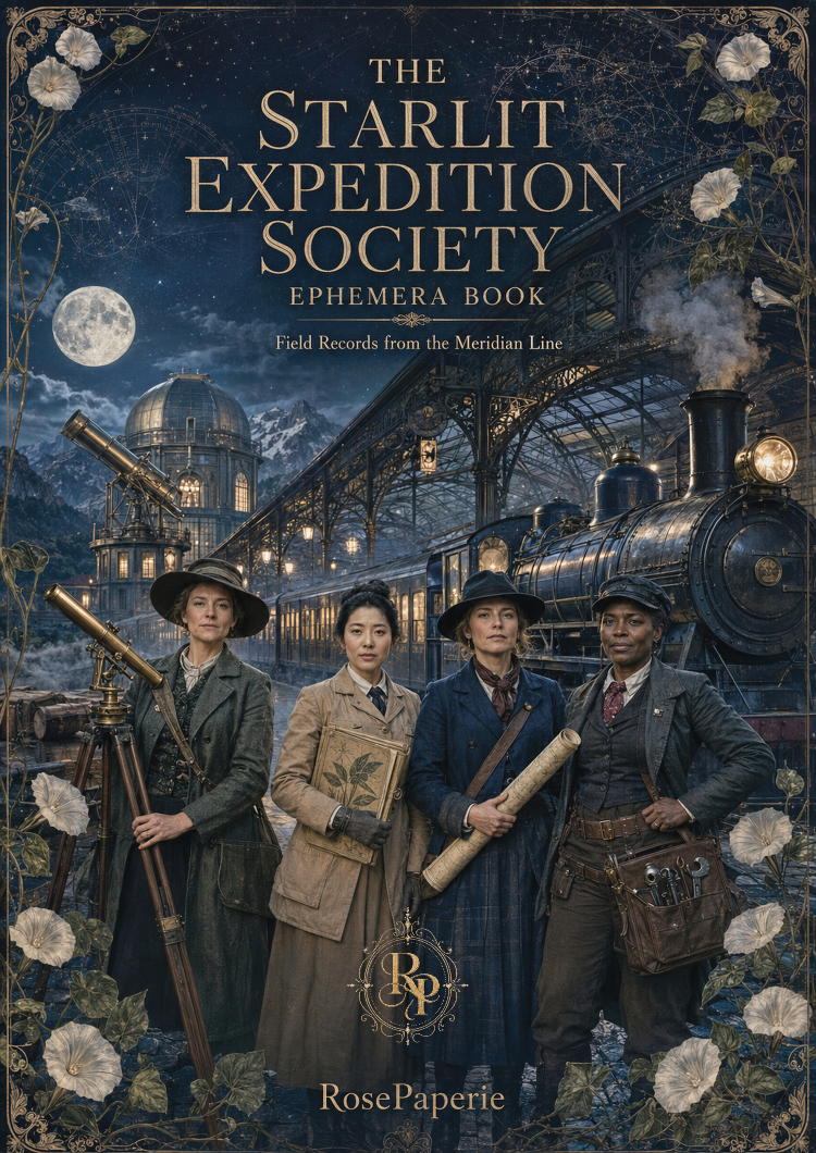 Starlit Expedition Society -Ephemera Book