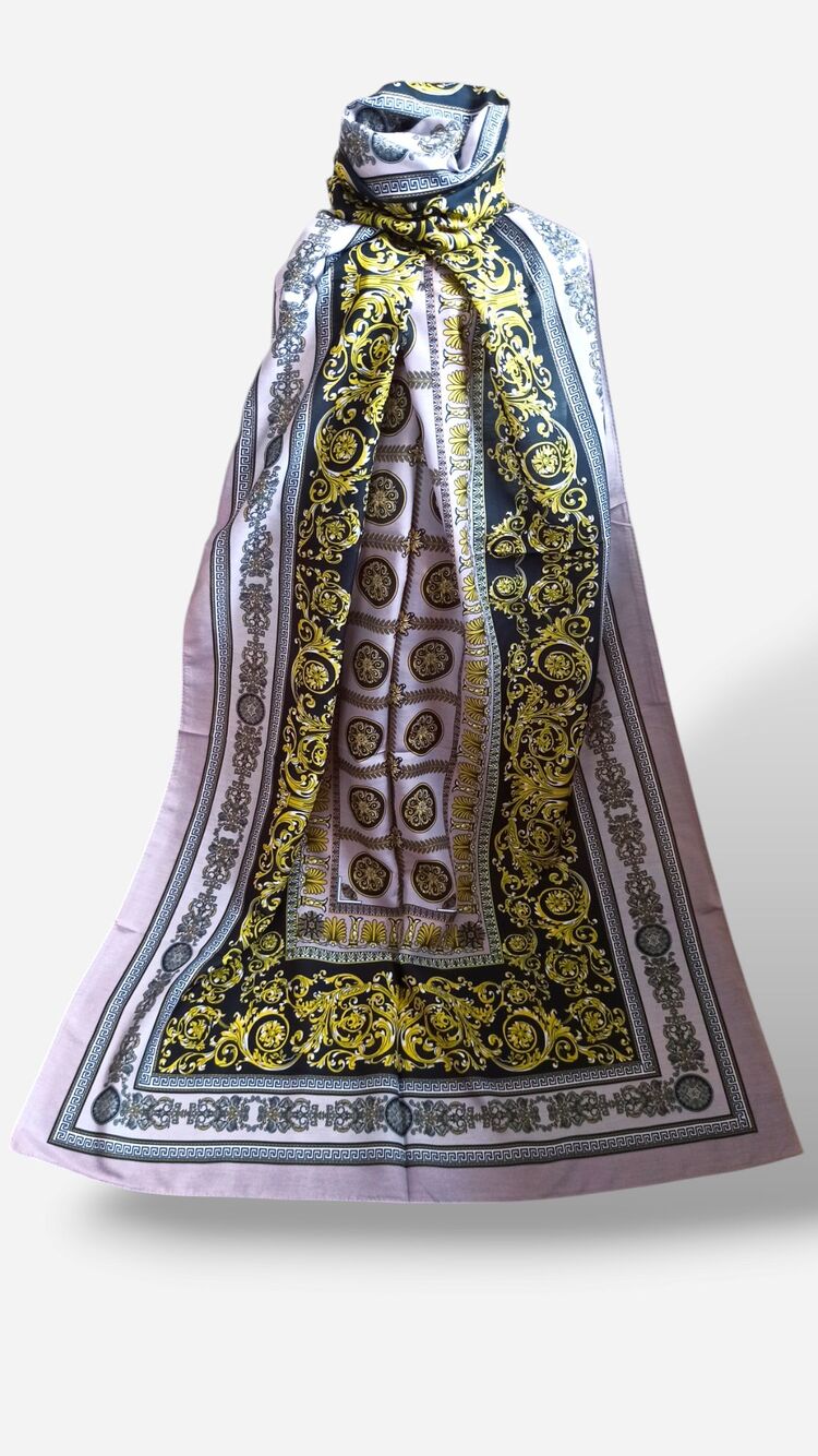Etnik Desenli Vual Şal 