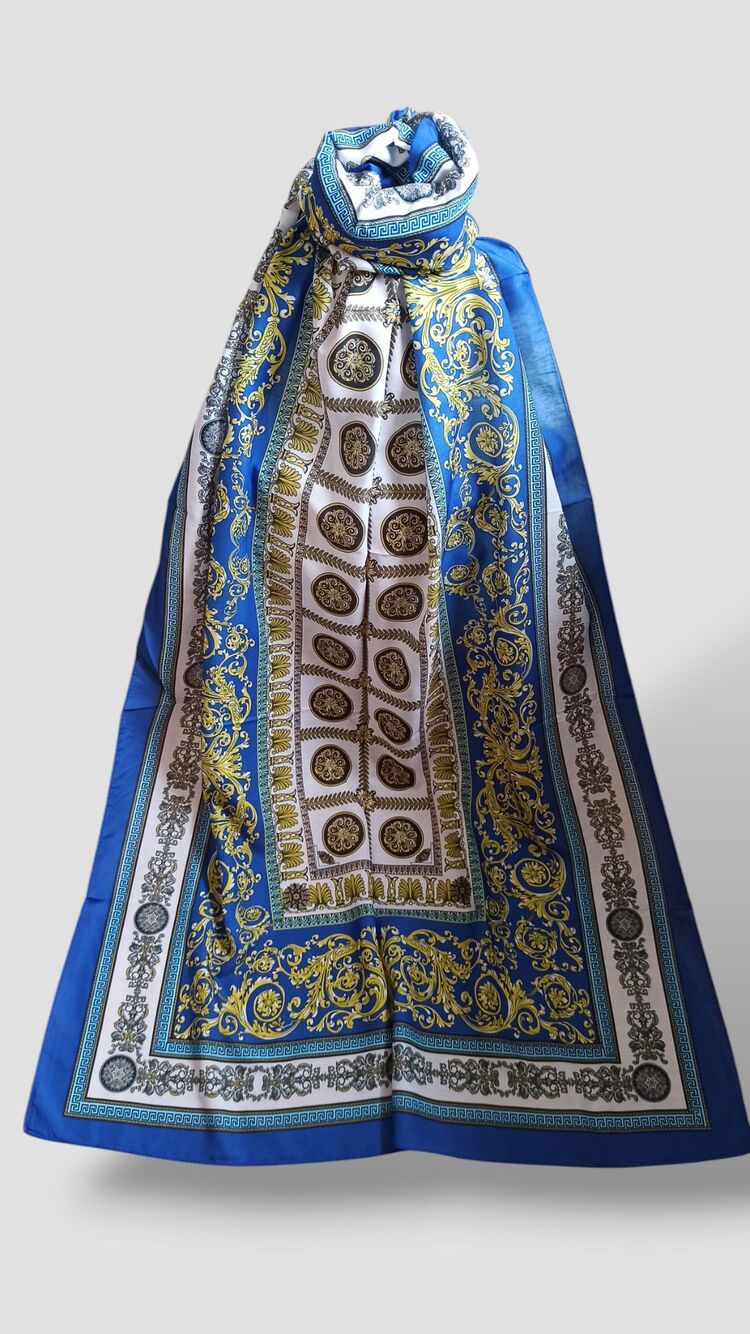 Etnik Desenli Vual Şal 