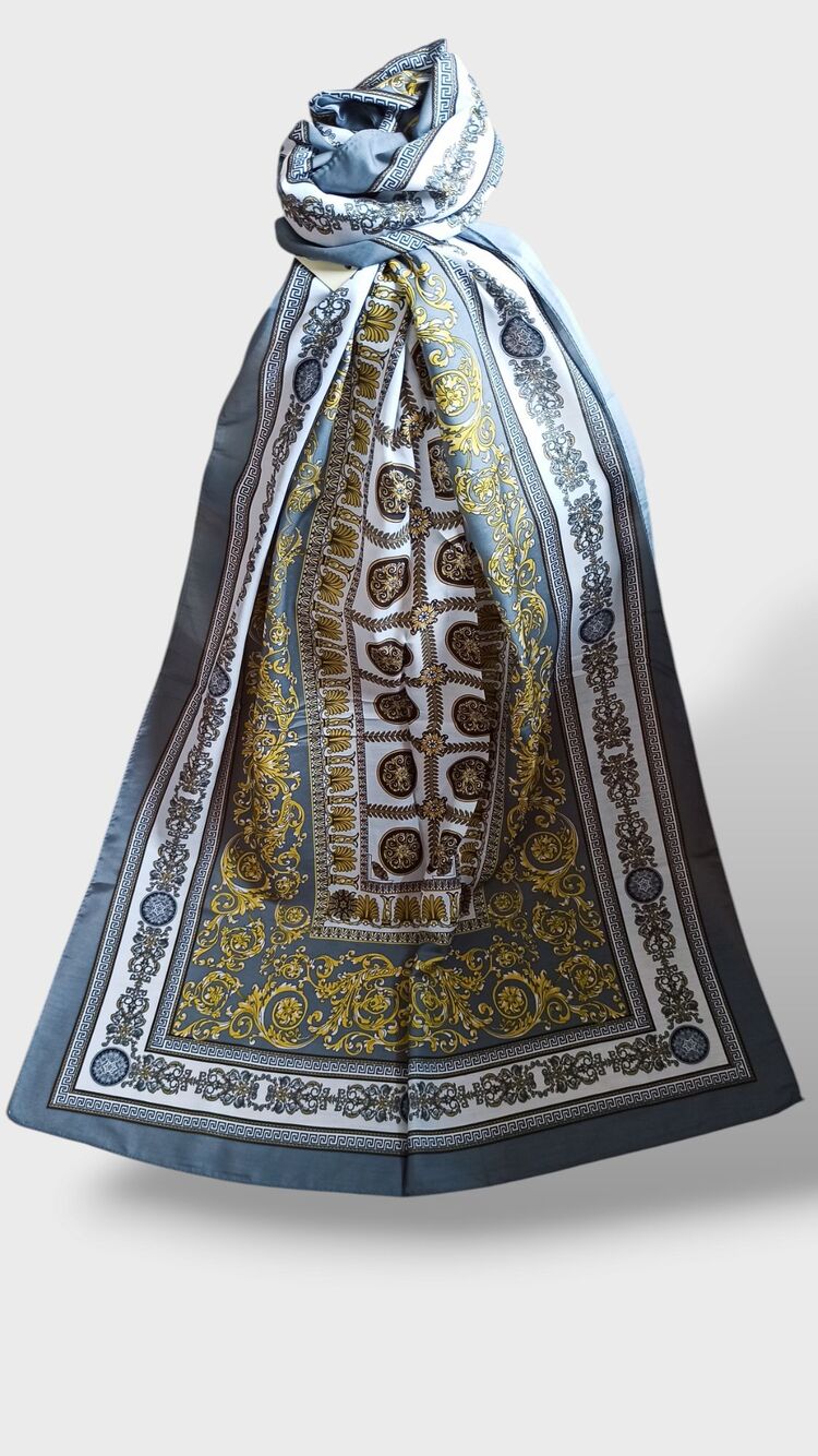 Etnik Desenli Vual Şal 