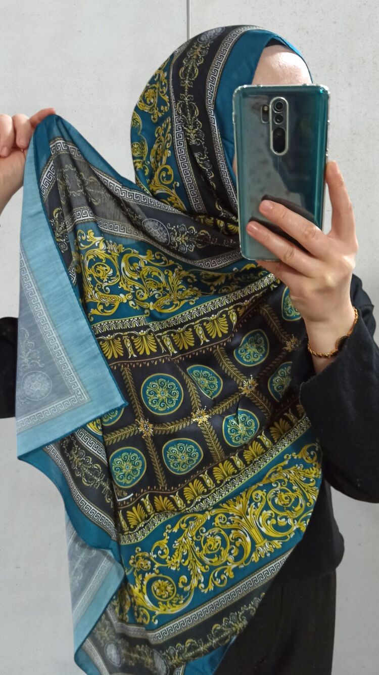 Etnik Desenli Vual Şal 