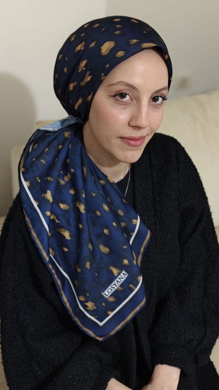 Soft Pamuk Leopar Eşarp