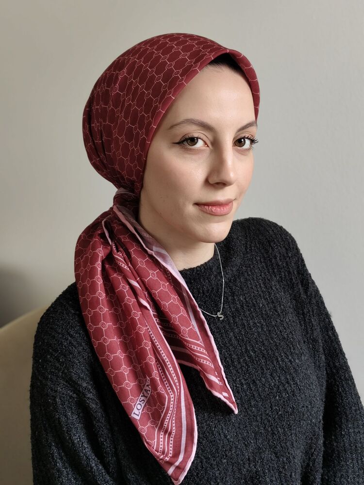 Desenli Dijital Soft Eşarp
