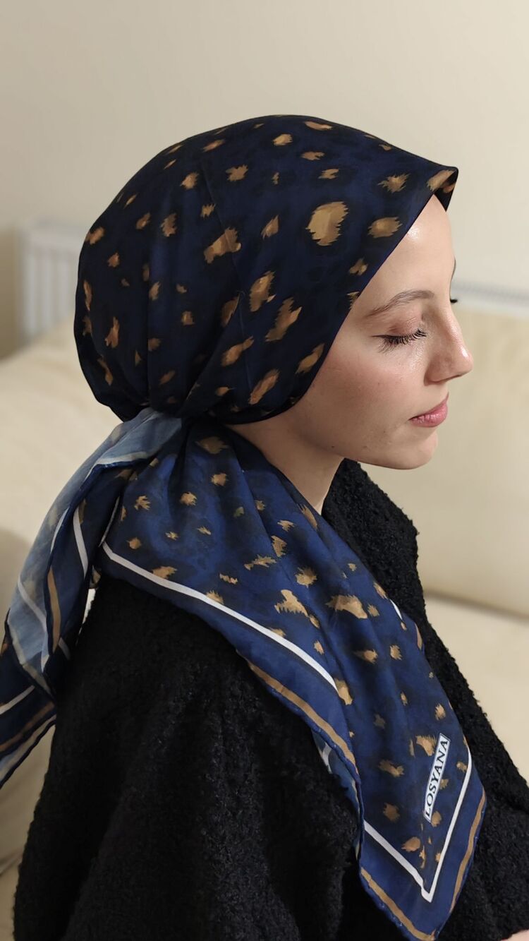 Soft Pamuk Leopar Eşarp