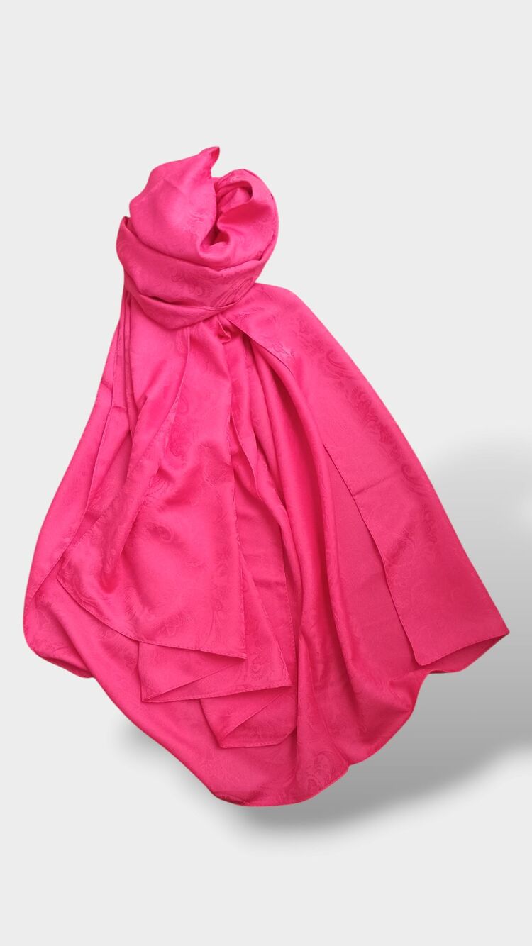 Etro Desenli Fuşya Jakar Şal