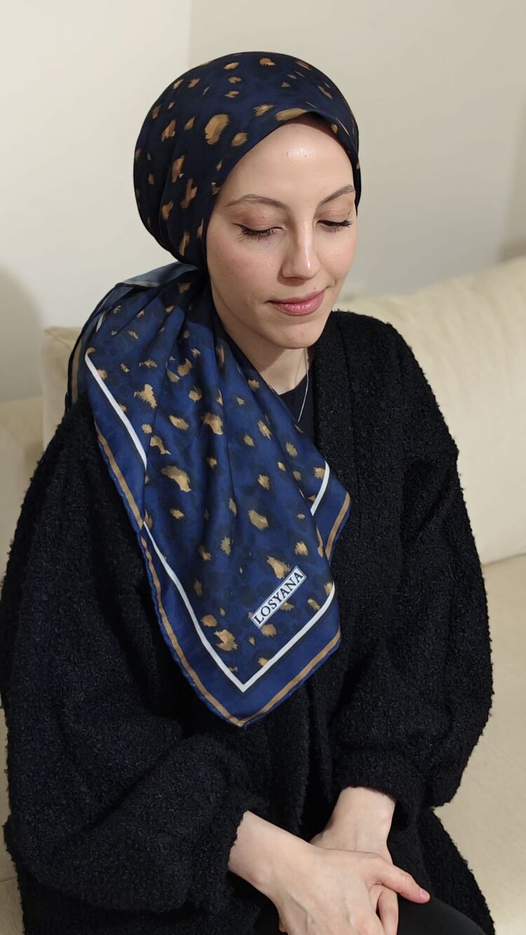 Soft Pamuk Leopar Eşarp