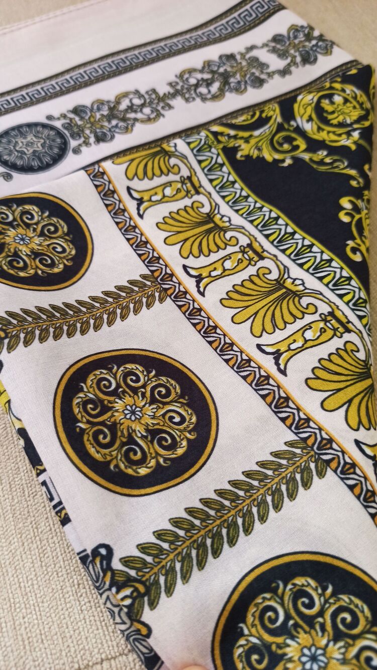 Etnik Desenli Vual Şal 