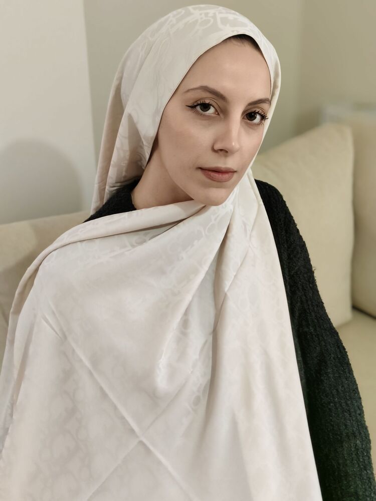 Dior Krem Jakar Şal