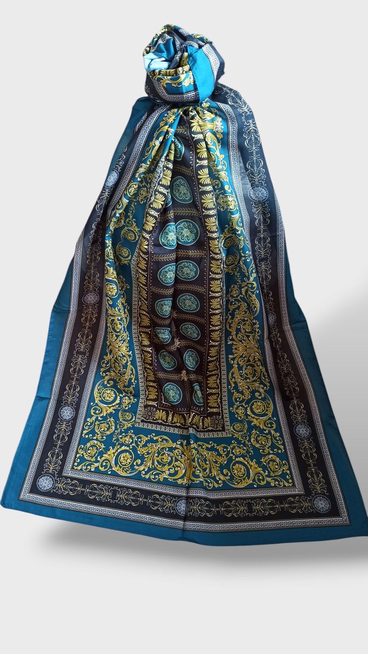 Etnik Desenli Vual Şal 