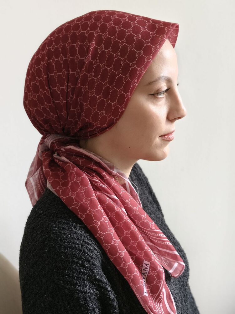 Desenli Dijital Soft Eşarp