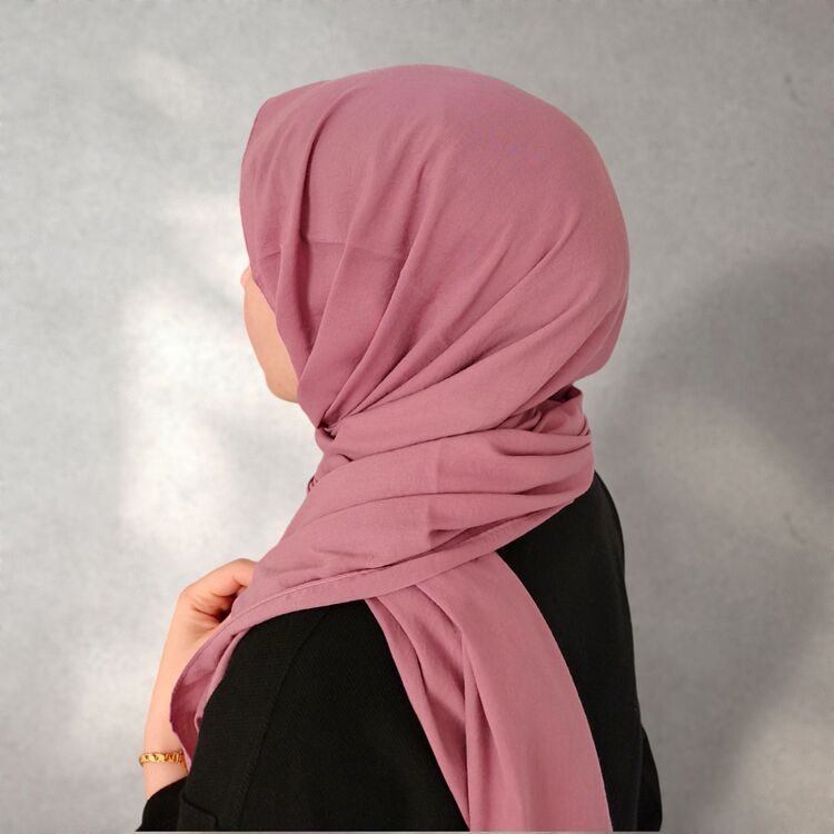 Lila Pamuklu Şal