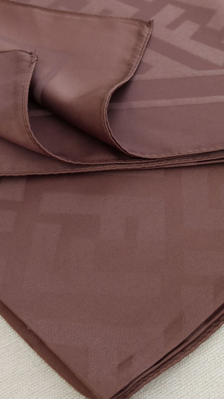 Fendi Kahverengi Jakar Eşarp 