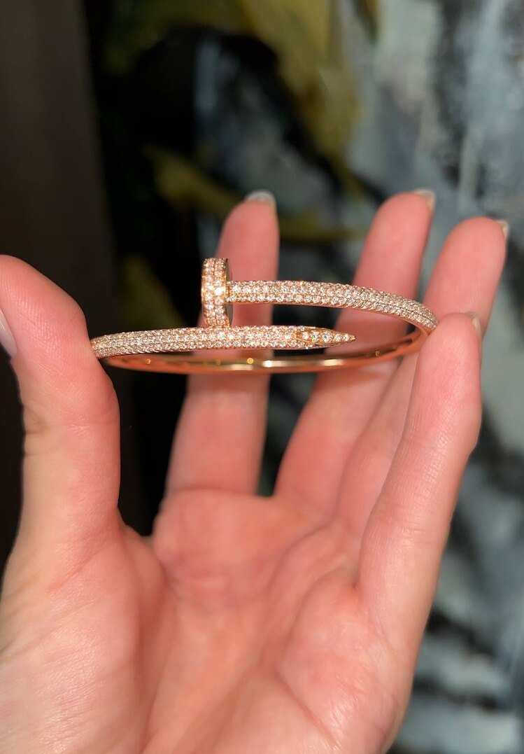 Cartier Juste On Clou Pave