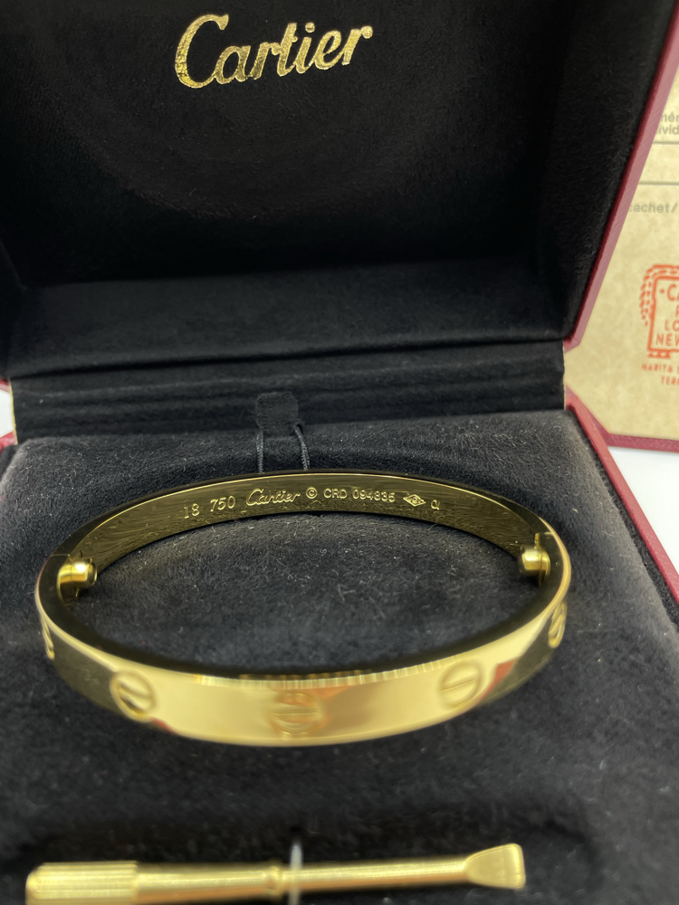 Cartier LOVE Kelepçe