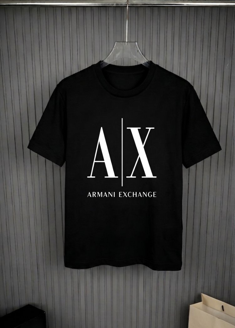 Armani Exchange Siyah Tişört