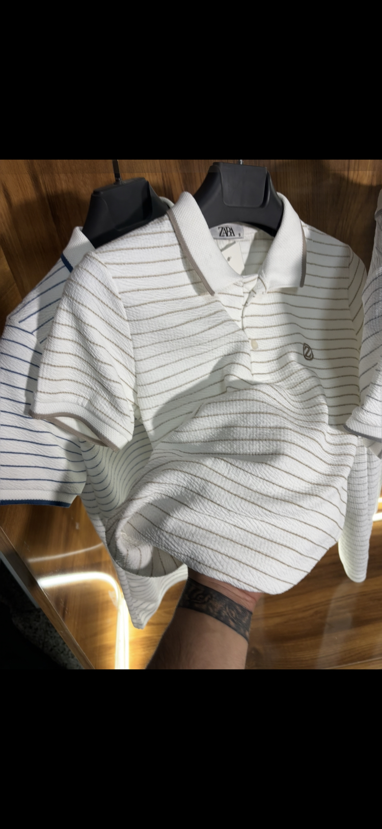 Çizgili Premium Polo Yaka Tişört