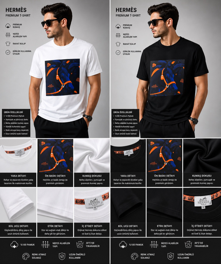 HERMES Premium Tişört