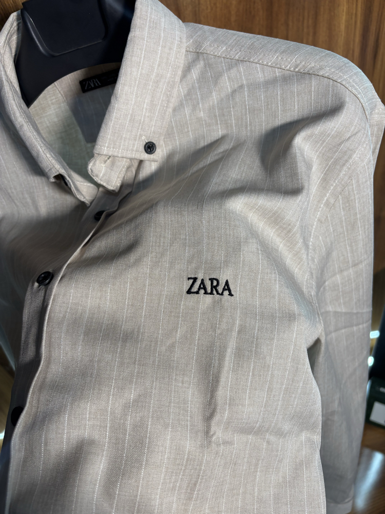 ZARA Çizgili Premium Gömlek 