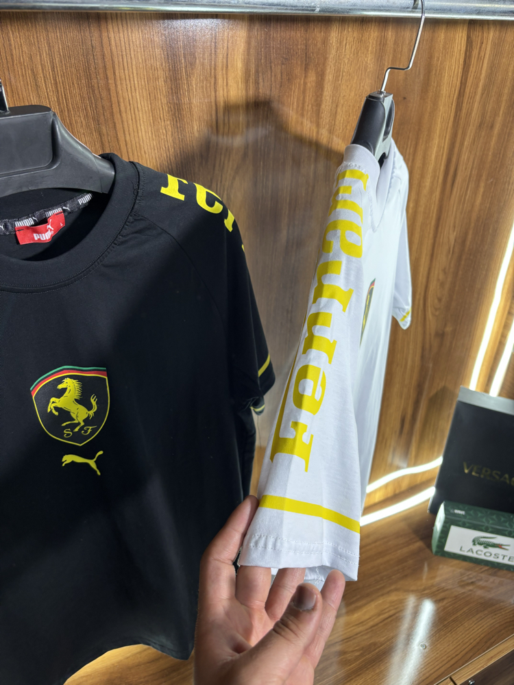 PUMA FERRARİ Baskılı Premium Tişört