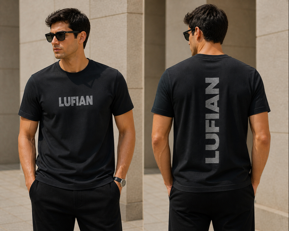 LUFIAN Baskılı Premium Tişört
