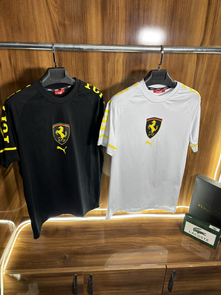 PUMA FERRARİ Baskılı Premium Tişört