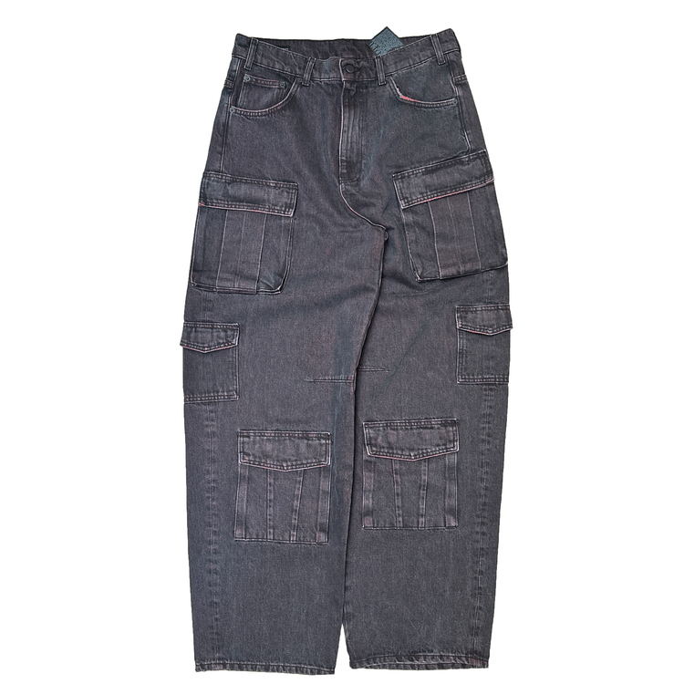Black&Red Cargo Pants
