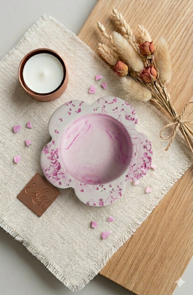 Papatya Tealight Mumluk - Tekli